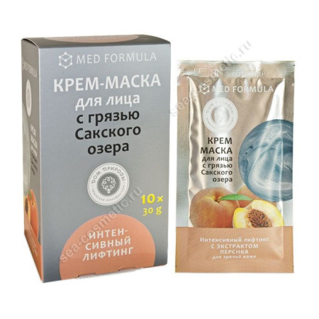 Крем-маска для лица "Интенсивный лифтинг" с грязью Сакского озера для зрелой кожи,  30 г